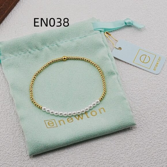 Enewton Gold Bead & Pearl Single Bracelet - Picture 2 of 4